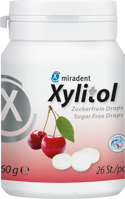 Xylitol Drops   Dose  60 g Drops Kirsche