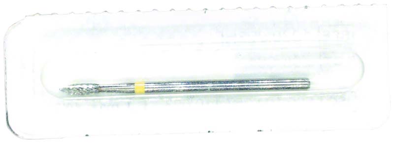 Omni HM-Fräser Schliff 30  Stück  kreuzverzahnt, gelb superfein, HP, Figur 257, 7 mm, ISO 023