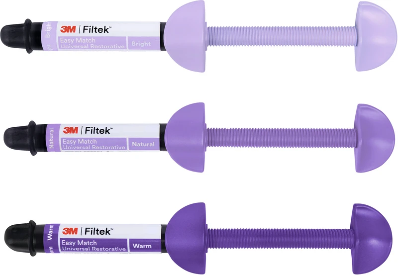 3M Filtek Easy Match Universal Komposit  Intro Kit  3 x 4 g Spritze (bright, natural, warm)