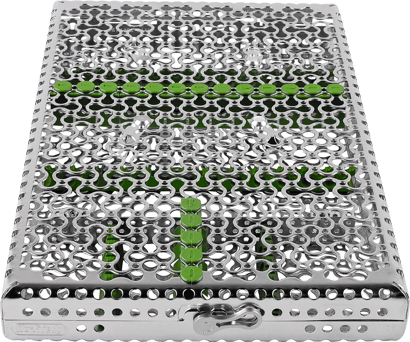 IMS Kassette Signature Chirurgie  Stück  DIN für 18 Instrumente grün