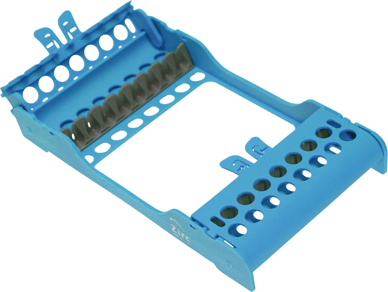 E-Z Jett Kassetten  Stück  20,2 x 13,9 x 3 cm, für 8 Instrumente neonblau