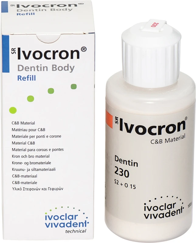 SR Ivocron®  Flasche  100 g Pulver dentin 230\1E