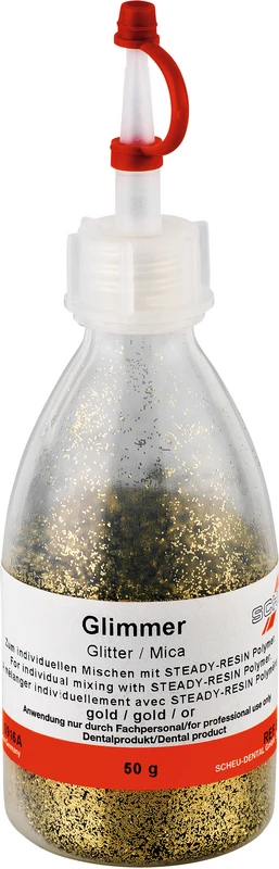Glimmer  Flasche  50 g gold