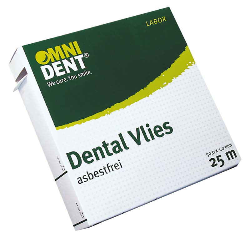 Dental Vlies  Packung  ca. 25 m Vlies 50 x 1 mm