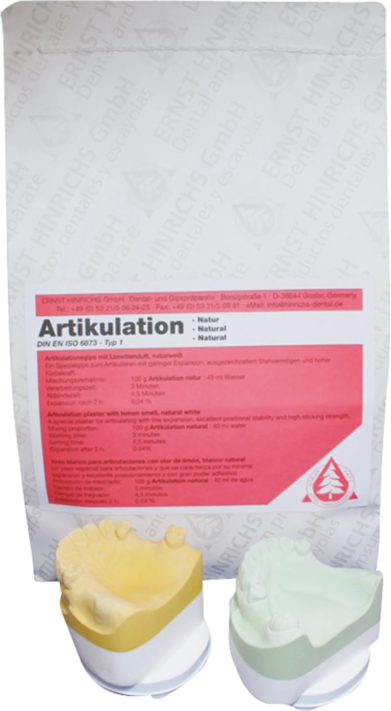 Artikulationsgips - natur  Sack  25 kg