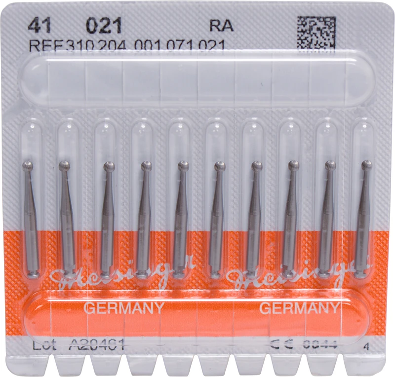 Stahlfinierer 41  Packung  10 Stück RA, Figur 001 Kugel, ISO 021