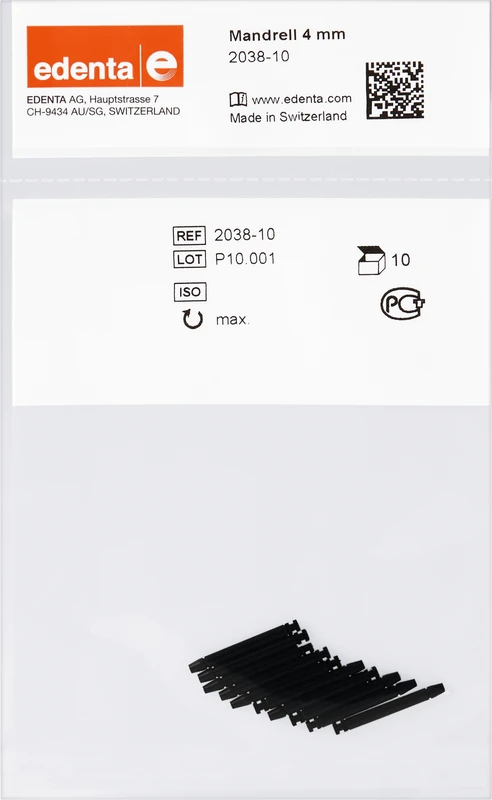 Reto-Minipin  Packung  10 Mandrelle 4 mm