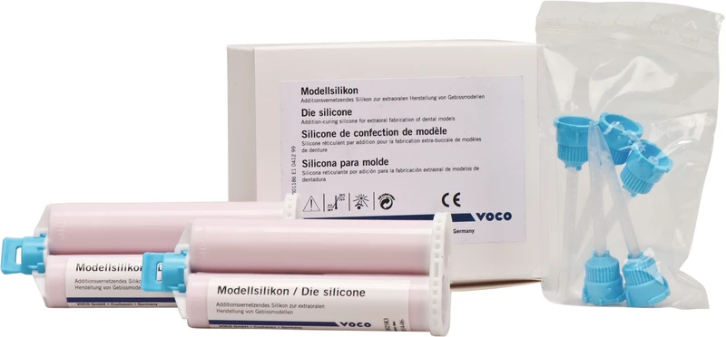 Die silicone  Packung  2 × 50 ml Kartusche, Mischkanülen Typ 20