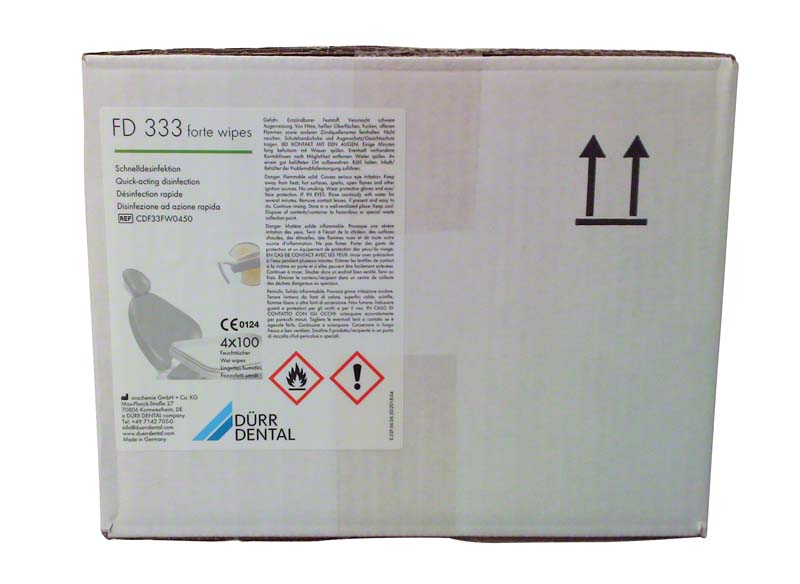 FD 333 forte wipes Flächen-Desinfektion  Nachfüllpackung  4 x 100 Stück