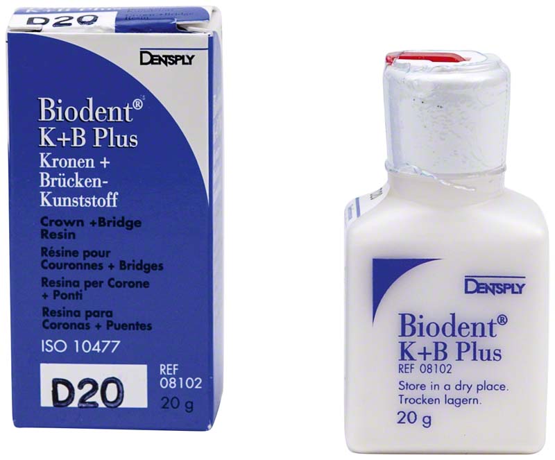 Biodent® K+B Plus Massen  Flasche  20 g Pulver dentin 20