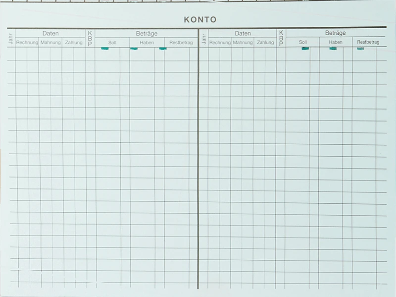 System Karteikarten für Adrema  Karton  200 Stück blau