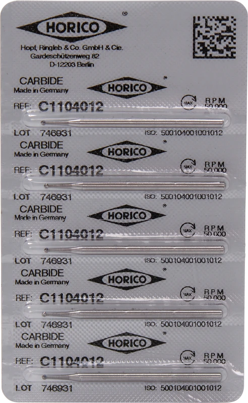 HM-Bohrer C1  Packung  5 Stück HP, Figur 001, ISO 012