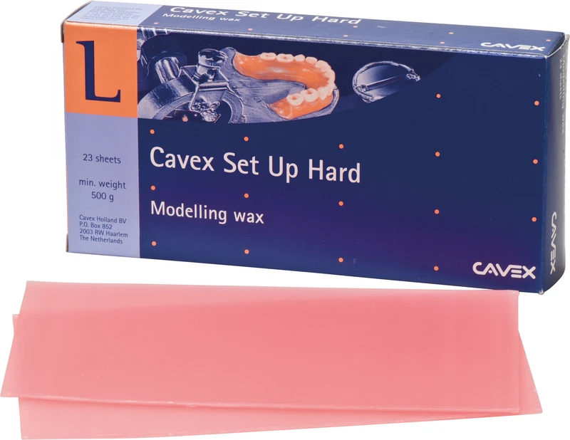 Set Up Modellierwachse   Packung  500 g hard (23 Platten)