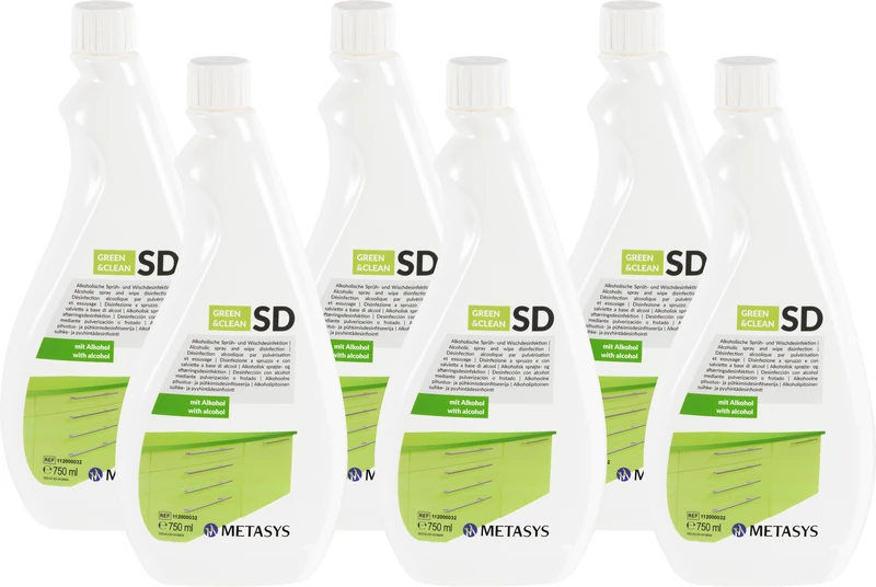 GREEN&CLEAN SD  Nachfüllpackung  6 x 750 ml Flasche