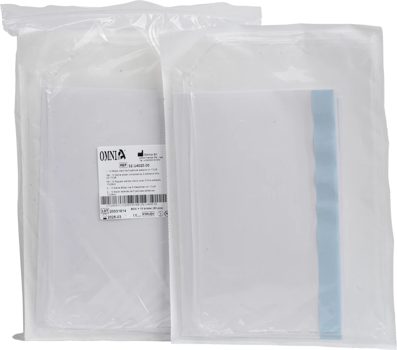 Klebefolie  Packung  10 x 5 Stück, 17 x 26 cm, steril