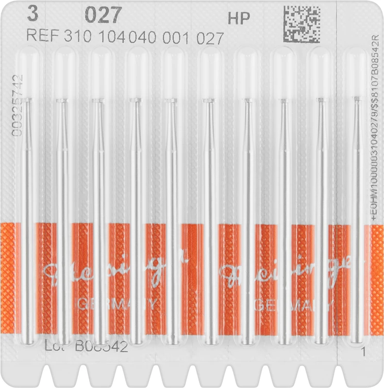 Stahlbohrer 3  Packung  10 Stück HP, Figur 040, 0,7 mm, ISO 027