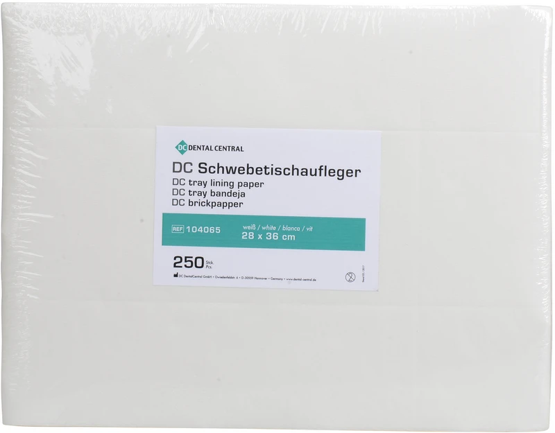 DC Schwebetischaufleger  Packung  250 Stück weiß, 28 x 36 cm