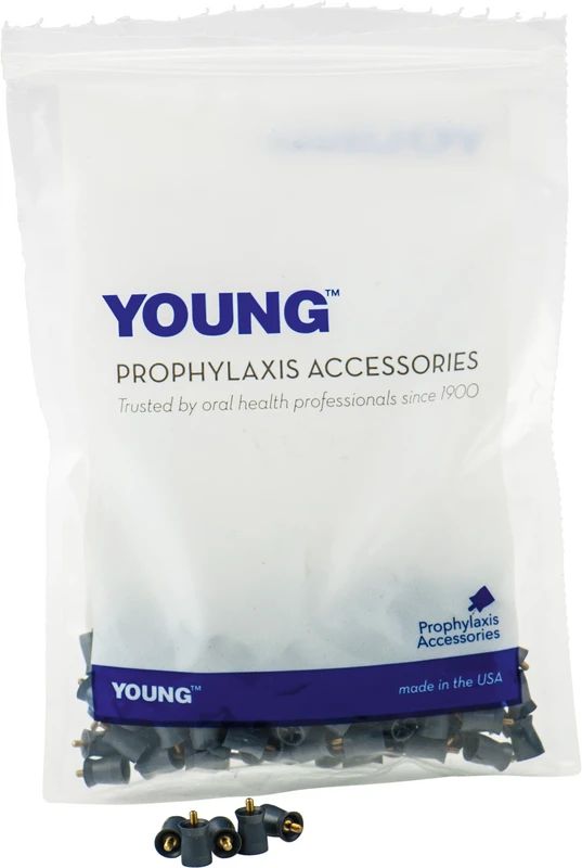 Young Prophylaxekelch Junior Web  Packung  144 Stück grau, kurz, weich