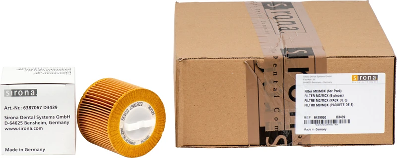 CEREC® MC\MC X Filter  Packung  6 Filter