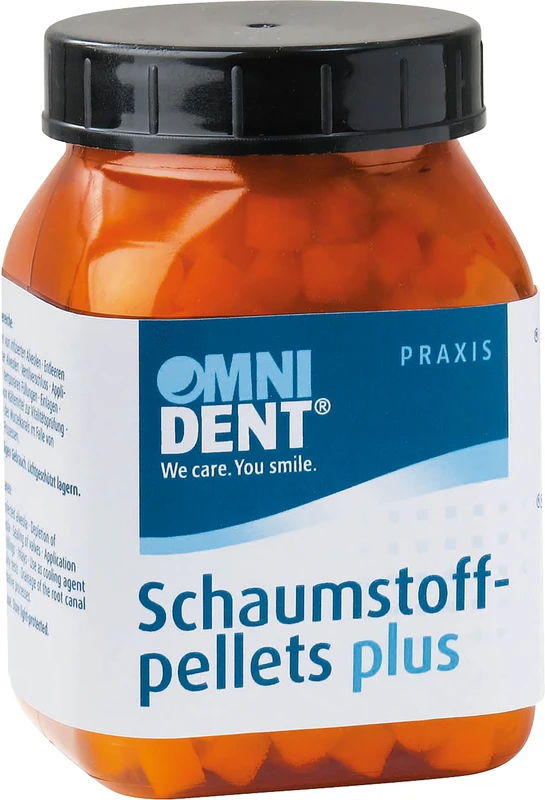 Schaumstoffpellets plus  Dose  500 Stück 6 x 8 mm