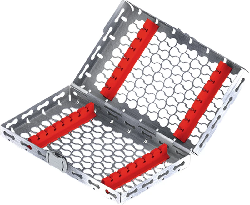 Galaxy Kassette Auto Grip  Stück  für 14 Instrumente, 18 x 10, rot