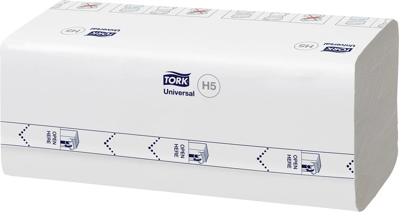TORK PeakServe® Endlos Handtücher Universal H5   Karton  12 x 240 Tücher 1-lagig, geprägt, weiß