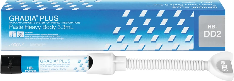 GC GRADIA® PLUS  Spritze  3,3 ml Paste HB-DD2