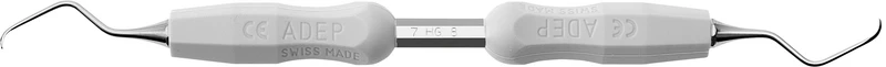 DEPPELER Gracey Küretten Nano-Profil  Stück  Figur 7\8, ADEP Griff, grau