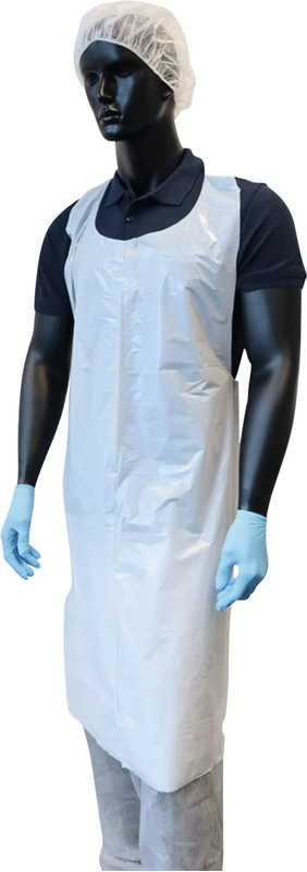 PE-EINMALSCHÜRZEN   Karton  10 Beutel x 100 Stück, weiß, 80 x 125 cm