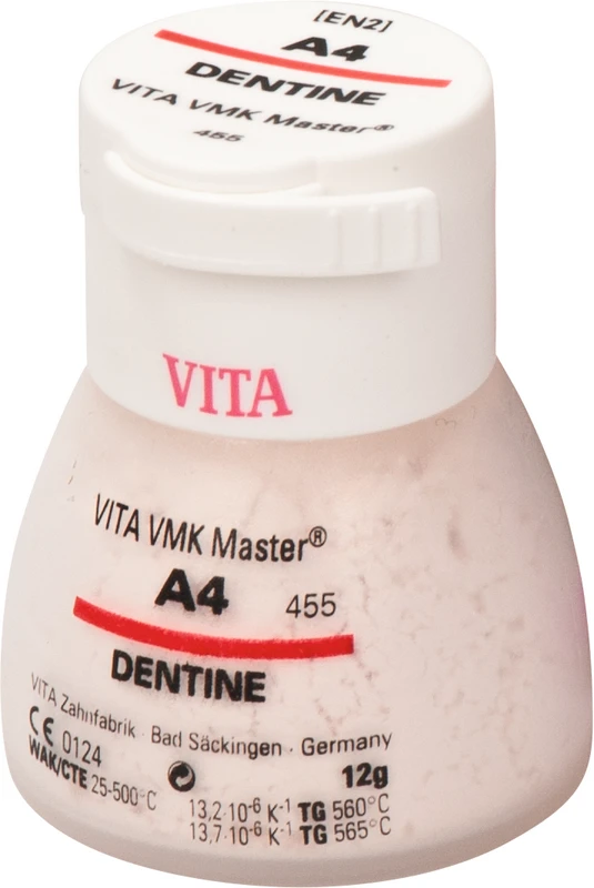 VITA VMK Master® VITA classical A1-D4®  Dose  12 g Pulver dentine A4