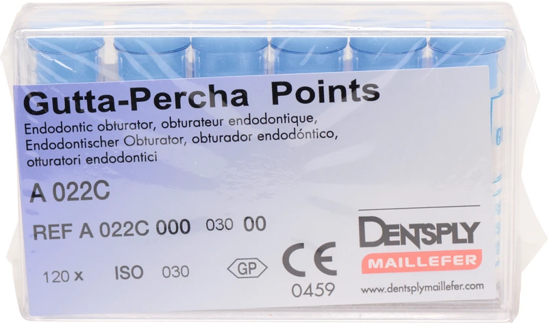 Guttapercha-Spitzen rosa  Packung  120 Stück rosa, Taper.02 ISO 030