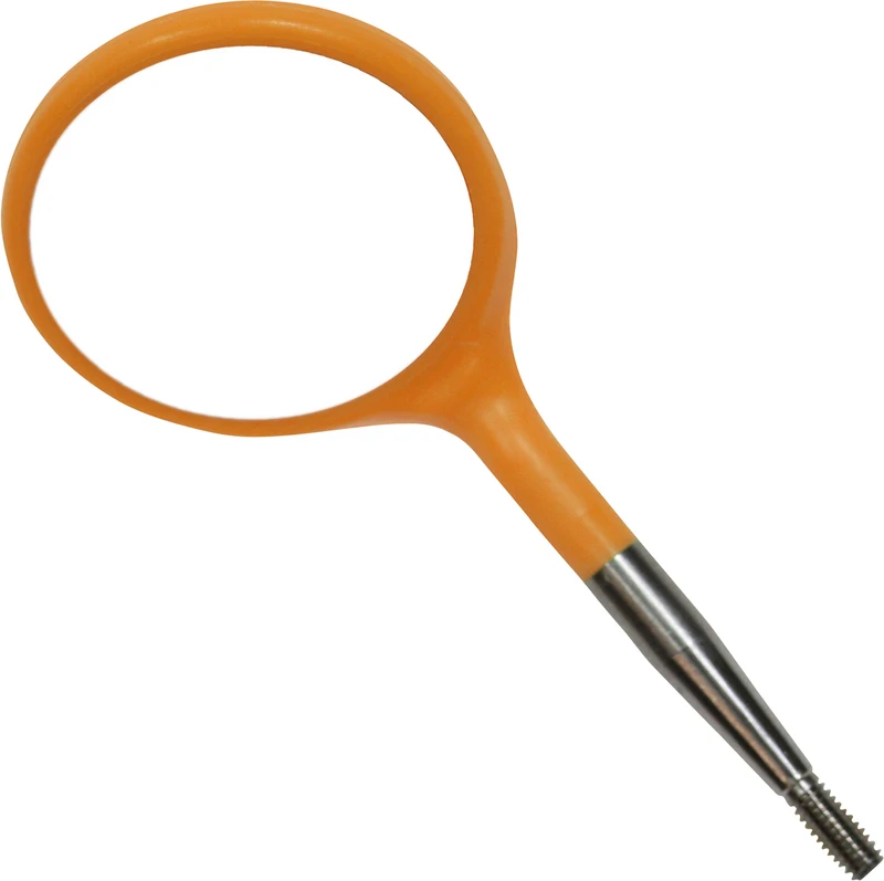 Crystal HD Mundspiegelansätze  Packung  12 Stück Größe 5, Ø 24 mm, neonorange