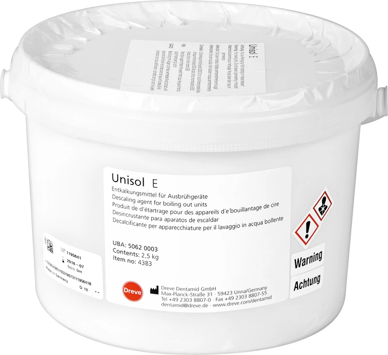 Unisol E  Eimer  2,5 kg Entkalker