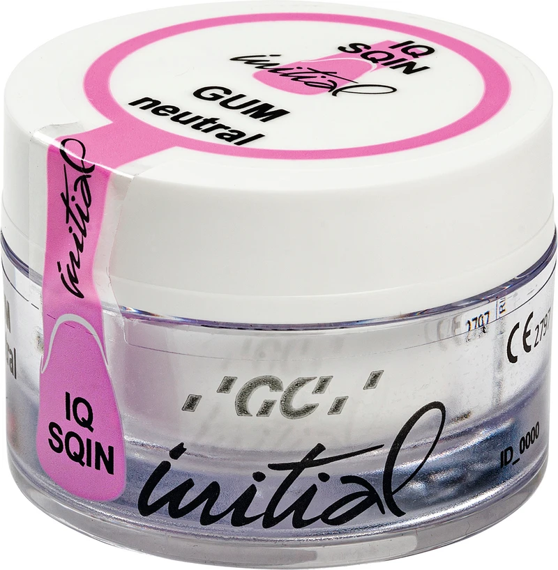 GC Initial IQ SQIN  Dose  10 g Powder gum neutral