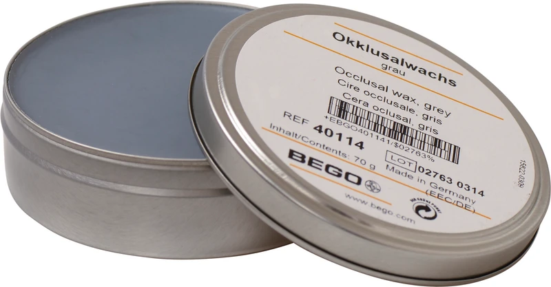Okklusalwachs  Dose  70 g grau