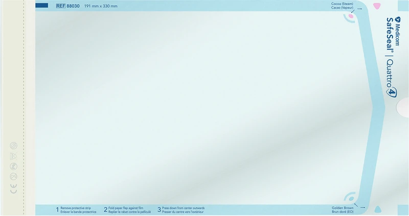 Medicom® SafeSeal® Quattro Sterilisationstüten  Packung  200 Stück 191 x 330 mm