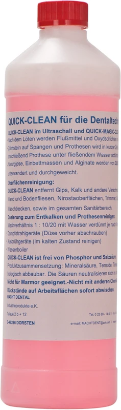 Quick Clean  Flasche  1 l Reinigungskonzentrat