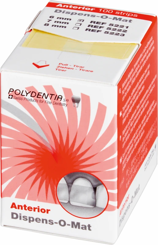 Dispens-O-Mat  Packung  100 Stück Höhe 6 mm, Anterior