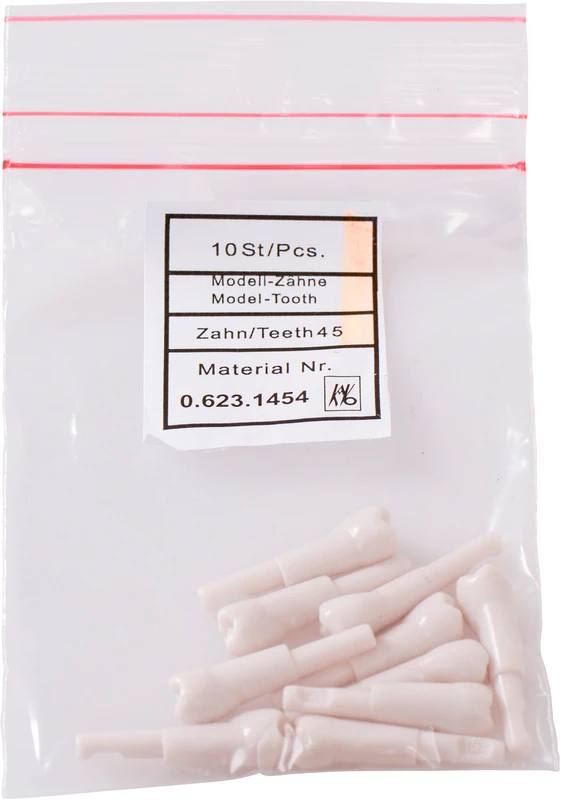 Schnappzahn Modell Prämolar  Packung  10 Stück Nr. 45