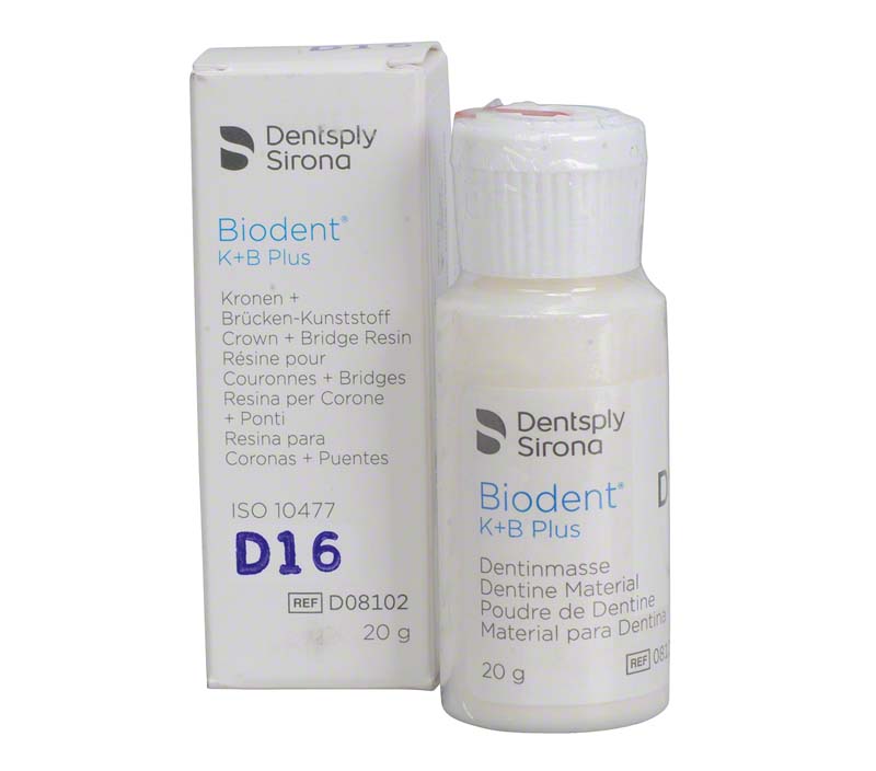 Biodent® K+B Plus Massen  Flasche  20 g Pulver dentin 16