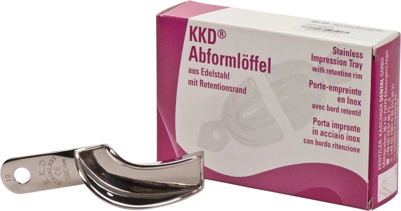 KKD® Abformlöffel Abdrucknahme  Stück  OK links, UK rechts, voll, Nr. 10