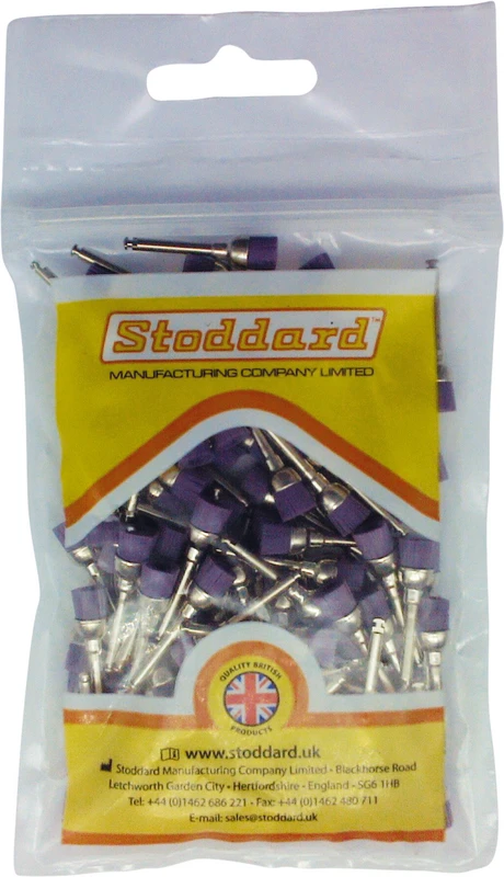 Nylon Polierbürsten Smart  Packung  100 Stück lila, mittel, RA