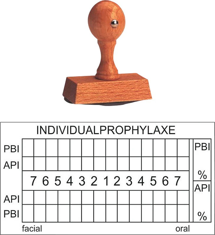 IP-Stempel  Stück  Holz