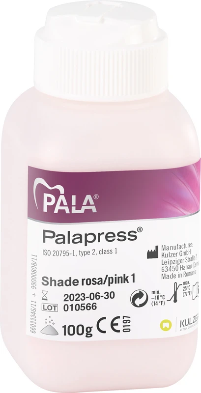 Palapress®  Flasche  100 g Pulver farblos