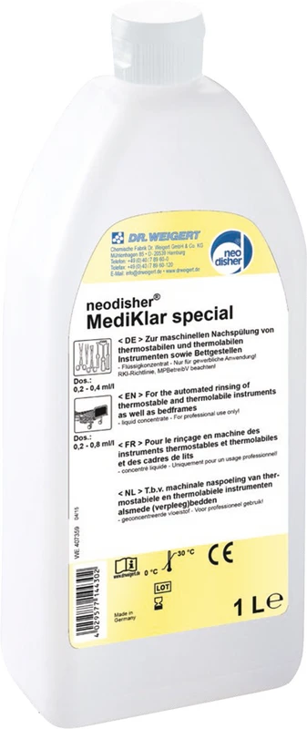 neodisher® MediKlar special  Karton  12 x 1 Liter Flasche