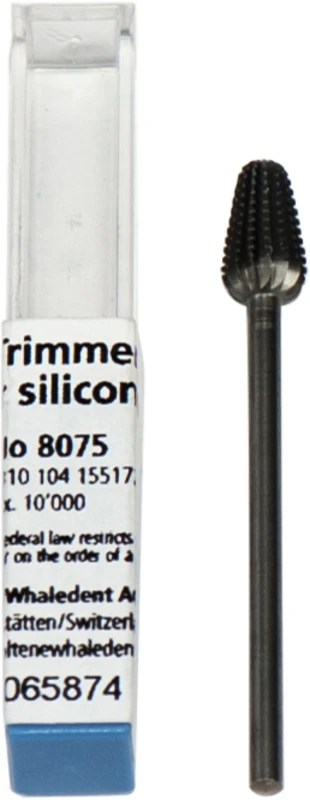 Silikonfräser  Stück  links gewundener Querhieb, HP, Figur 155, 11 mm, ISO 060