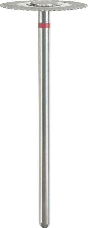 Diamantscheiben 808  Stück  einseitig, rot fein, HP, Figur 808 C, 0,15 mm, ISO 160