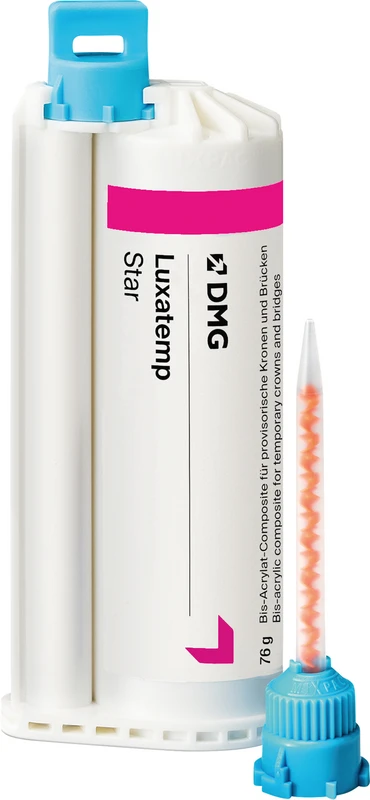 Luxatemp® Star  Packung  76 g Doppelkartusche A2, 15 Automix Tips