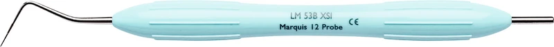LM Marquis 12 Sonde  Stück  53B, einendig, hellblau, LM-ErgoMax Griff