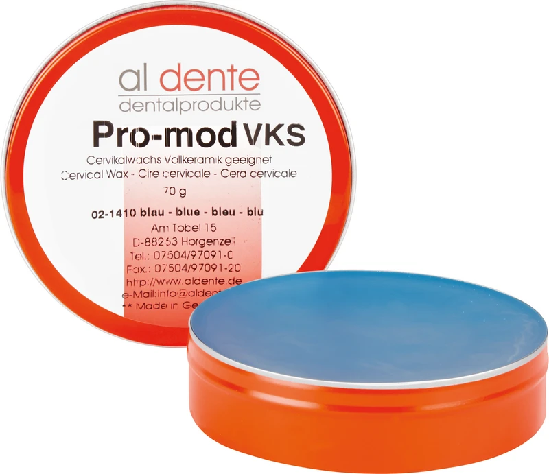 Modellierwachs  Dose  70 g blau VKS